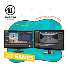 Unreal Engine 4. Игровой движок - КИБЕРшкола программирования для детей, компьютерные курсы для школьников, начинающих и подростков - KIBERone г. Видное