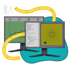 Исполнители чертежник и черепашка - КИБЕРшкола программирования для детей, компьютерные курсы для школьников, начинающих и подростков - KIBERone г. Видное