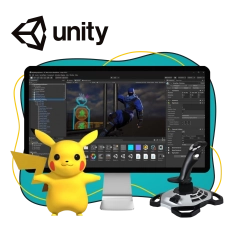 Мир игр на Unity 2D на популярном движке + AI-помощники - КИБЕРшкола программирования для детей, компьютерные курсы для школьников, начинающих и подростков - KIBERone г. Видное