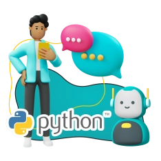 Умный чат-бот на Python на Telegram - КИБЕРшкола программирования для детей, компьютерные курсы для школьников, начинающих и подростков - KIBERone г. Видное