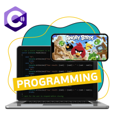 Программирование на C#. Удивительный мир 2D-игр - КИБЕРшкола программирования для детей, компьютерные курсы для школьников, начинающих и подростков - KIBERone г. Видное