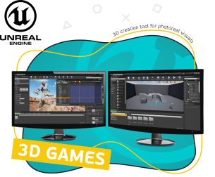 Unreal Engine 4. Игровой движок - Школа программирования для детей, компьютерные курсы для школьников, начинающих и подростков - KIBERone г. Видное